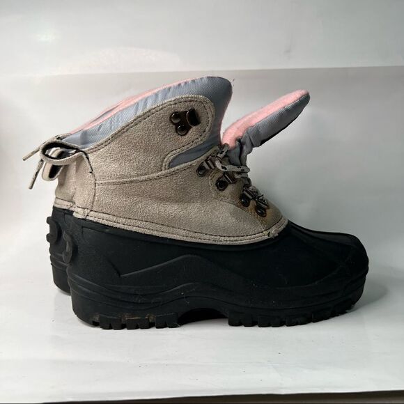 It’s a tan black and pink Icebreaker Waterproof Lace up boots - Picture 4 of 16